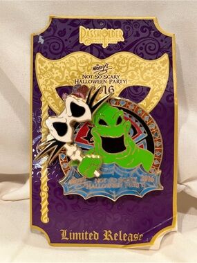 Disney Passholder Limited Release Mickey’s Not So Scary Halloween Party Pin NWT